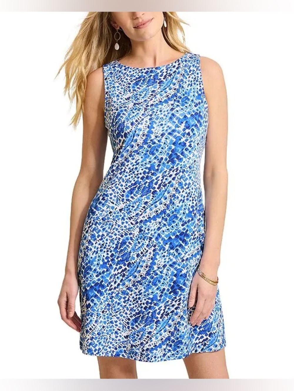 Tommy Bahama Darcy Summers Edge Sheath Dress Cobalt Haze